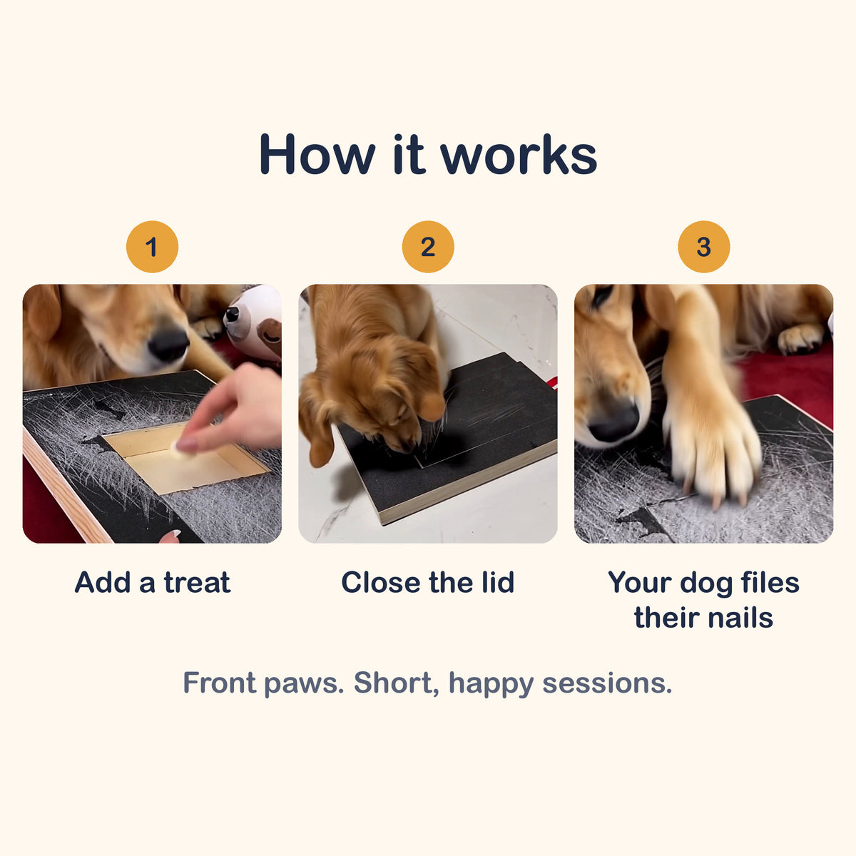 Clawly Dog Nail Scratch Board