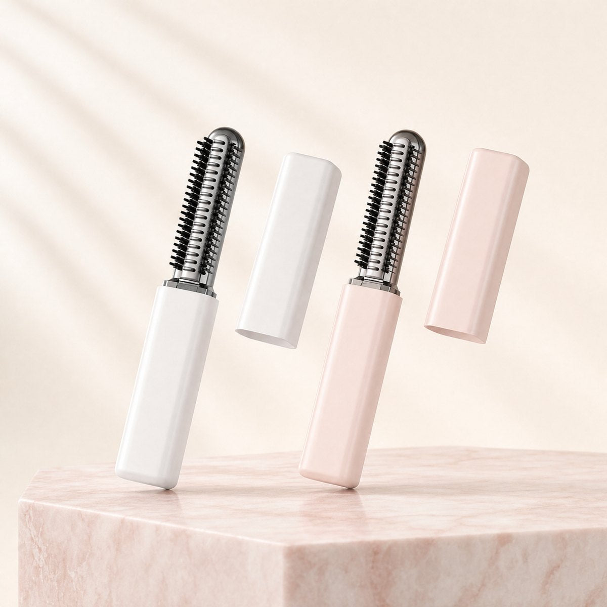 Belacurl Mini-Lockenstab in Weiß und Rosé