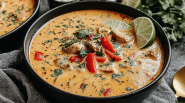 Creamy Cajun Chicken Soup hero shot