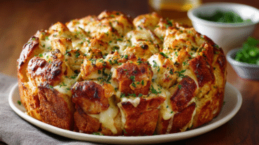 Hero shot of Chicken alfredo monkey bread