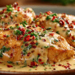 Chicken Fillet in Spicy Garlic-Parmesan Sauce