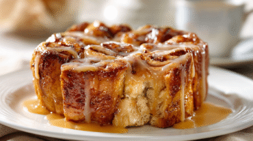 Cinnamon Roll French Toast Casserole hero shot