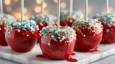 Frosty Wonderland Candy Apples hero shot