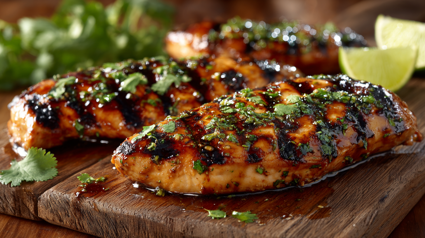 Key West Grilled Chicken hero shot of the finished dish