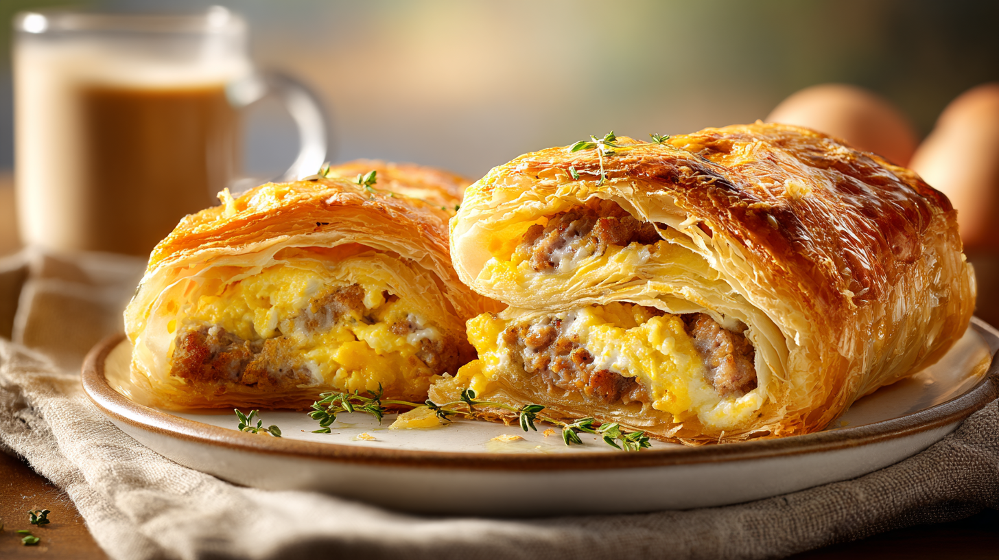 Sausage Egg Breakfast Roll hero shot