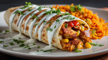 Spicy Chicken Burrito hero shot