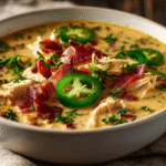 Hero shot of Spicy Jalapeño Popper Chicken Soup