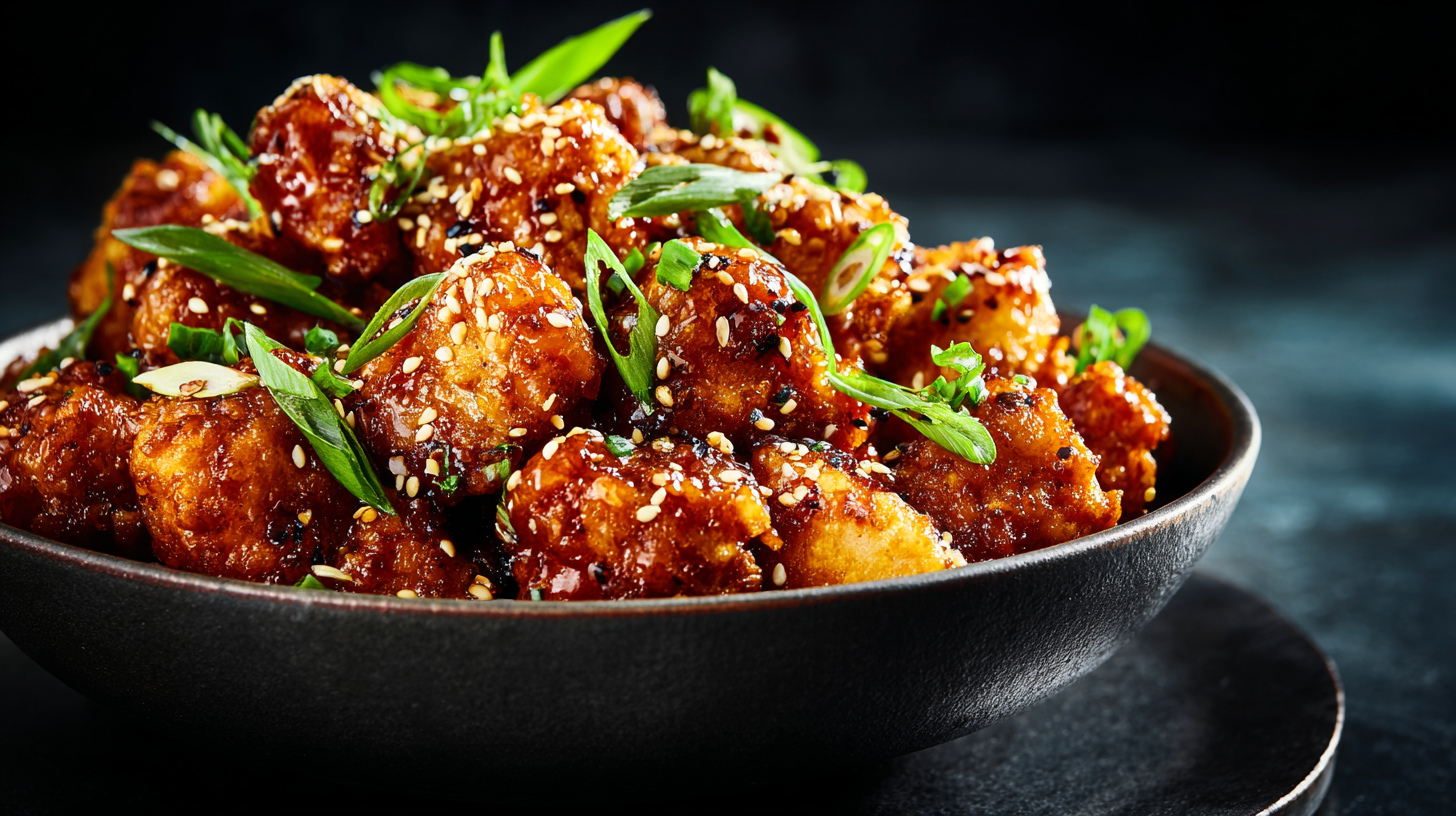 Sticky Honey Chicken hero shot